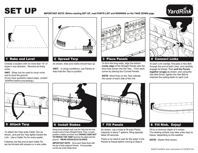 YardRink Instructions